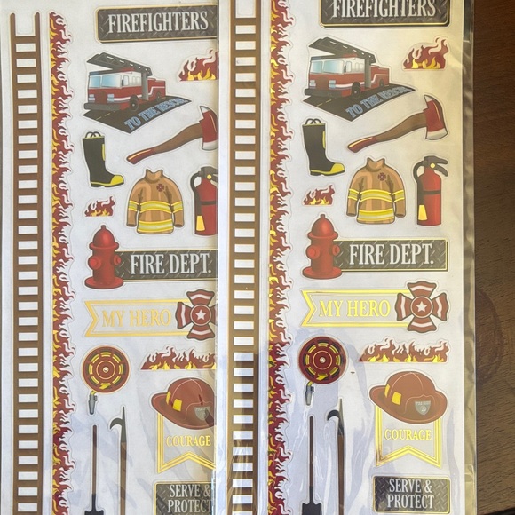 Firefighter Themed Sticker Set - Picture 7 of 9